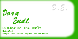 dora endl business card